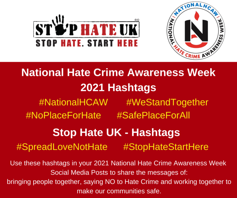 National Hate Crime Awareness Week Stop Hate UK